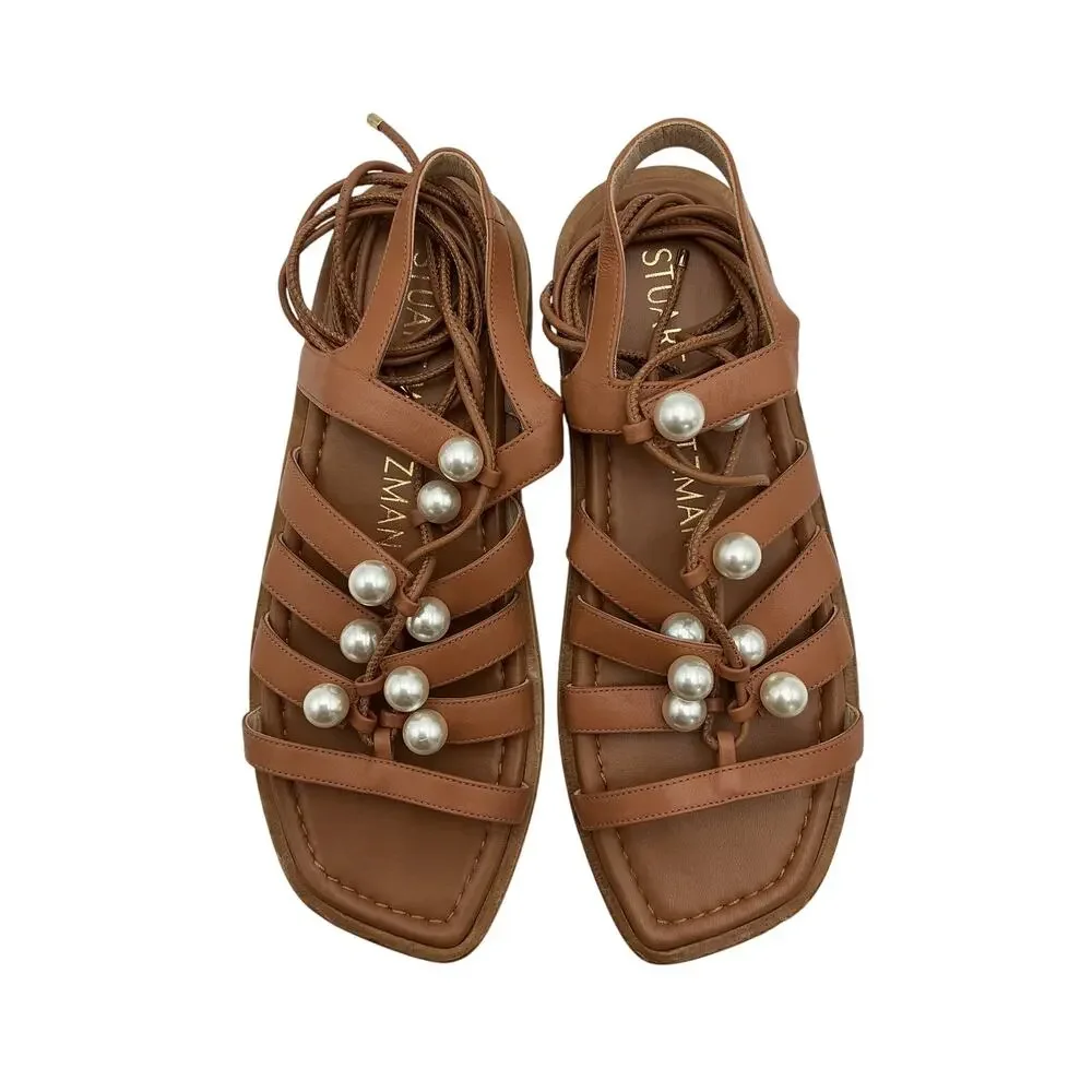 Stuart Weitzman brown leather